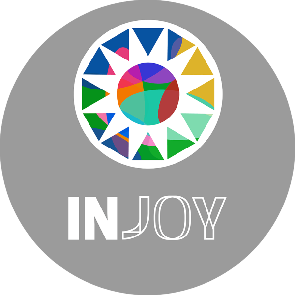 Injoy logo sticker